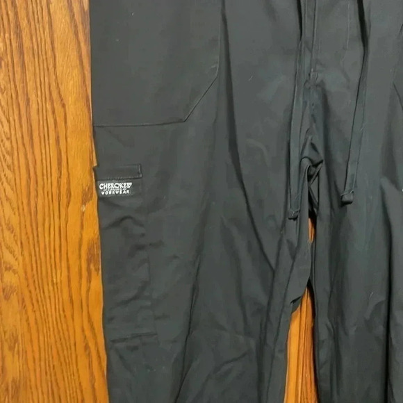 Cherokee Men's Scrub Pants Tapered Leg with Elastic Waistband Zip Fly 5 Pockets - Picture 2 of 8